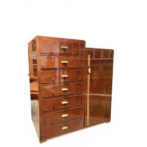 Meuble semainier commode  Art Déco , Royaume Uni circa 1930